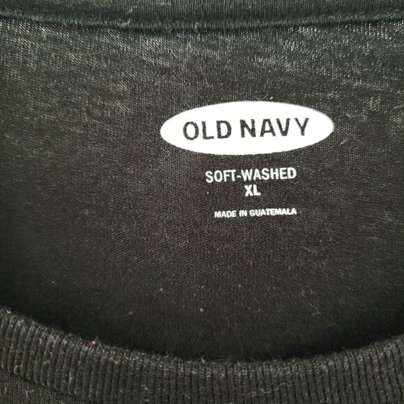 Old Navy Soft Washed Black Multicolored "LOVE" Graphic T-shirt - Picture 5 of 6